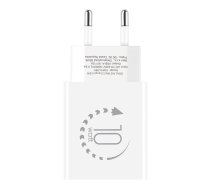 OBAL:ME Wall Charger USB-A 10W + USB-A/USB-C Cable 1m Tīkla lādētājs ar USB-A/USB-C kabeli 1m / balts