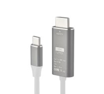 RoGer FT-H05 USB-C uz HDMI UltraHD 4K@30Hz Kabelis 2m / balts