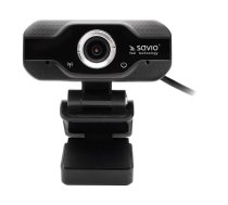 Savio CAK-01 Web Kamera Full HD 1080P ar Mikrofonu Melna