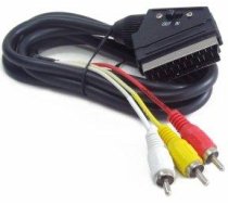 Gembird Scart IN/OUT-RCA Kabelis 1.8m