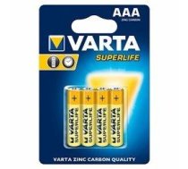 Varta AAA SuperLife Zinc Carbon Baterijas 4gab