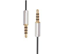 RoGer AU4P1 AUX Audio kabelis / stereo + mikrofons (4pin)
