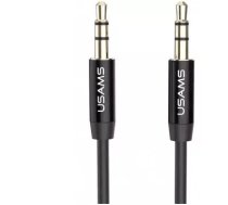 Usams YP-01 AUX vads 3.5 mm -> 3.5 mm 1m Melns