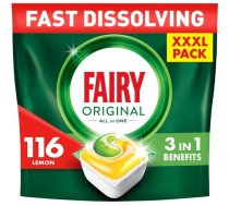 FAIRY Original Trauku Mazgājamās Mašīnas Tabletes 116 gab