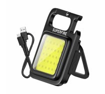 Superfire MX16 flashlight, 600 lm, 500 mAh, USB-C, 4 modes