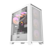 Darkflash DRX70 MESH computer case (white) + 4 RGB fans