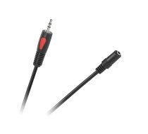 Skaņas sistēmas un piederumi // Audio kabeļi ar savienotājiem // Kabel jack 3.5 wtyk-gniazdo 1.0m Cabletech Eco-Line