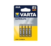 Baterijas, akumulatori, barošanas bloki un adapteri // AA, AAA un cita izmēra baterijas, lādētāji pieejami pasūtīšanai // Bateria VARTA R03 SUPERLIFE 4szt./bl.