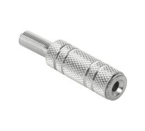 Skaņas sistēmas un piederumi // Audio spraudņi, ligzdas un savienotāji // Gniazdo Jack 3,5 mm mono metal-kabel Cabletech