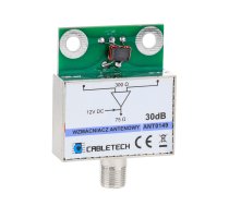 TV, SAT, HDMI, DVI kabeļi un aksesuāri // TV un Radio Antenas // Wzmacniacz antenowy ekranowany 30dB Cabletech
