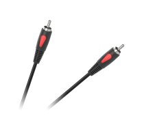 Skaņas sistēmas un piederumi // Audio kabeļi ar savienotājiem // Kabel 1RCA-1RCA 0.5m Cabletech Eco-Line