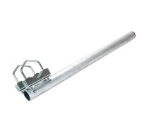 OEM Metāla kronšteins stiprināšanai uz caurules Ø38mm L600 vertikāls 02.006