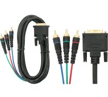 TV, SAT, HDMI, DVI kabeļi un aksesuāri // HDMI, DVI, Audio savienotājkabeļi un aksesuāri // 92-043# Przyłącze dvi - 3rca 3m