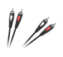 TV, SAT, HDMI, DVI kabeļi un aksesuāri // HDMI, DVI, Audio savienotājkabeļi un aksesuāri // Kabel 2RCA-2RCA 5.0m Cabletech Eco-Line