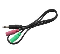 TV, SAT, HDMI, DVI kabeļi un aksesuāri // HDMI, DVI, Audio savienotājkabeļi un aksesuāri // 3424# Przyłącze wtyk 3,5st-2xgniazdo 3,5st 1,5m