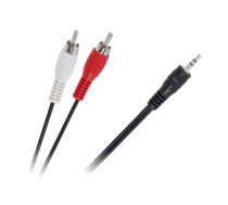 Skaņas sistēmas un piederumi // Audio kabeļi ar savienotājiem // Kabel JACK 3,5-2 x RCA 3m