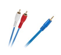 TV, SAT, HDMI, DVI kabeļi un aksesuāri // HDMI, DVI, Audio savienotājkabeļi un aksesuāri // Kabel JACK 3,5-2 x RCA NIEB.4MM 1,8M