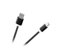 Planšetdatori un aksesuāri // USB Kabeļi // Kabel USB - micro USB M-Life nylon czarny 1m