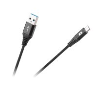 Planšetdatori un aksesuāri // USB Kabeļi // Kabel USB - USB micro REBEL 200 cm czarny