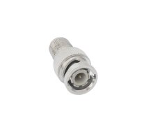 TV, SAT, HDMI, DVI kabeļi un aksesuāri // Konektori, aksesuāri un instrumenti koaksiālajiem kabeļiem // 0594# Przejście f: wtyk bnc-gniazdo f