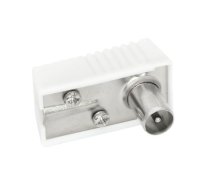 TV, SAT, HDMI, DVI kabeļi un aksesuāri // Konektori, aksesuāri un instrumenti koaksiālajiem kabeļiem // 1012# Wtyk antenowy kątowy duży