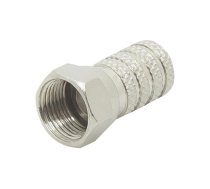 TV, SAT, HDMI, DVI kabeļi un aksesuāri // Konektori, aksesuāri un instrumenti koaksiālajiem kabeļiem // 1959# Wtyk sat "f" rg6/7,2mm/20mm hq