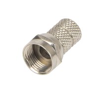 TV, SAT, HDMI, DVI kabeļi un aksesuāri // Konektori, aksesuāri un instrumenti koaksiālajiem kabeļiem // 2025# Wtyk sat "f" rg6/6,7mm/18,5mm cu f-m04