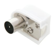 TV, SAT, HDMI, DVI kabeļi un aksesuāri // Konektori, aksesuāri un instrumenti koaksiālajiem kabeļiem // 3263# Wtyk sat "f" /szybka fka/ na kabel kątowa
