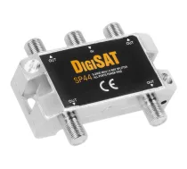 TV, SAT, HDMI, DVI kabeļi un aksesuāri // Konektori, aksesuāri un instrumenti koaksiālajiem kabeļiem // 77-213# Rozgałęźnik f: gn-4gn sp44 digisat 5-2400mhz"