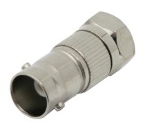 TV, SAT, HDMI, DVI kabeļi un aksesuāri // Konektori, aksesuāri un instrumenti koaksiālajiem kabeļiem // 8376# Przejście f: wtyk f-gniazdo bnc