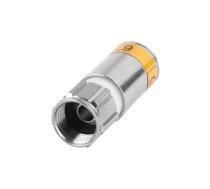 TV, SAT, HDMI, DVI kabeļi un aksesuāri // Konektori, aksesuāri un instrumenti koaksiālajiem kabeļiem // Złącze kompresyjne F-6-TD 4.9 TD 1,02 Cabelcon