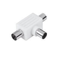 TV, SAT, HDMI, DVI kabeļi un aksesuāri // Konektori, aksesuāri un instrumenti koaksiālajiem kabeļiem // Złącze trójnik indukc.WT.TV-2xGN.TV