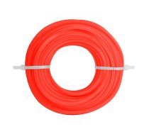 Dārza instrumenti // Benzīna trimmeri un piederumi // Żyłka do podkaszarki kwadratowa śr. 3 mm, dł. 15 m