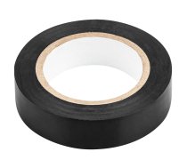 Izolācijas lentas un savilces // Izolācijas lenta // Taśma izolacyjna czarna 15 mm x 0.13 mm x 10 m