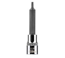 Instrumenti un Mēriekārtas // Roku instrumenti un roku instrumentu komplekti // Końcówka Torx na nasadce 1/2", T20 x 100 mm