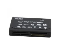 Ārējās datu glabāšanas iekārtas // Atmiņas kartes un lasītāji // EA119 Esperanza czytnik kart all in one usb
