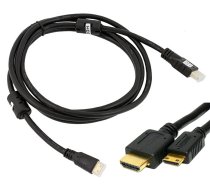 TV, SAT, HDMI, DVI kabeļi un aksesuāri // HDMI, DVI, Audio savienotājkabeļi un aksesuāri // HD21 Kabel hdmi - mini hdmi 1.4 2m