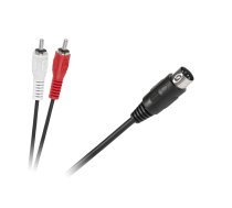 TV, SAT, HDMI, DVI kabeļi un aksesuāri // HDMI, DVI, Audio savienotājkabeļi un aksesuāri // Kabel DIN-2 x RCA 1,2m