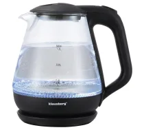Virtuves elektroierīces un tehnika // Tējkannas // Czajnik elektryczny, szklany, 1,2 l, led, klausberg kb-9003
