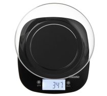 Adler Kitchen Scale with a bowl | MS 3179b | Graduation 1 g | Display type LCD | Black
