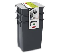 Preces Mājai un Dārzam // Telpu uzkopšana, Sadzīves Ķīmija // Zestaw koszy do sortowania 2x10L+6L Curver