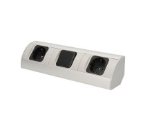 Instrumenti un Mēriekārtas // Jaunumi instrumentos, piederumos // Gniazdo meblowe z wyłącznikiem, 2x2P+Z, wersja schuko