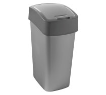Jaunas preces // Kosz na śmieci Curver Flip Bin, 45L, Srebrny, 186181