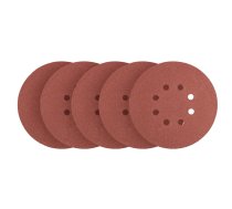 Instrumenti un Mēriekārtas // Jaunumi instrumentos, piederumos // Krążki ścierne rzep 150 mm, P150, 5 szt., z 8 otworami