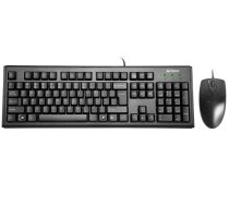 Galda datori // Galda Datori // Zestaw klawiatura + mysz A4TECH KM-72620D USB Black