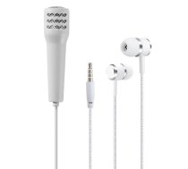 TV, SAT, HDMI, DVI kabeļi un aksesuāri // Konektori, aksesuāri un instrumenti koaksiālajiem kabeļiem // AG100C Mini mikrofon do telefonu silver