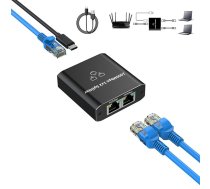 Tīkla iekārtas // Wi-Fi, Bluetooth (Wireless) USB adapteri // HD43 Rozdzielacz sieciowy 1x2 rj45