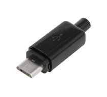 Portatīvie datori un planšetdatori // Portatīvie datori, aksesuāri // 96-765# Wtyk micro usb typ b montowany na kabel