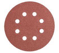 Instrumenti un Mēriekārtas // Jaunumi instrumentos, piederumos // Krążki ścierne na rzep 125 mm, P100, 5 szt., z 8 otworami