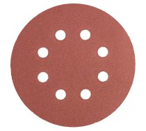 Instrumenti un Mēriekārtas // Jaunumi instrumentos, piederumos // Krążki ścierne na rzep 125 mm, P240 5 szt., z 8 otworami